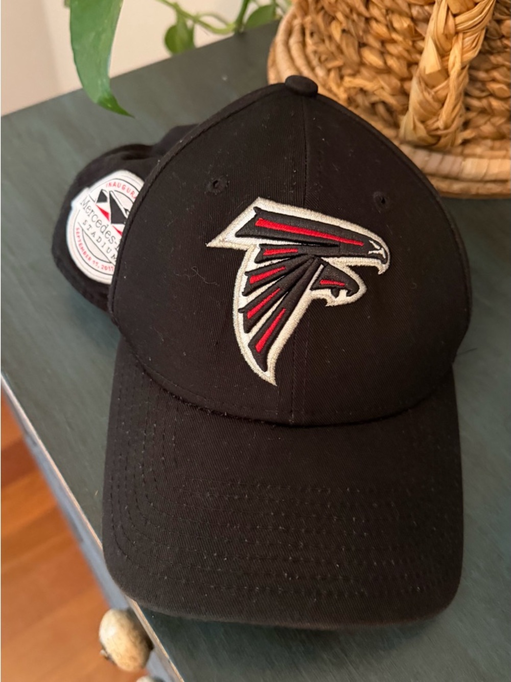 Atlanta Falcons New Era 9 Forty Black Adjustable Hat